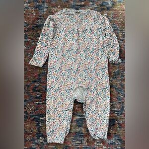 Tea Collection Multicolor Floral Kids Footie